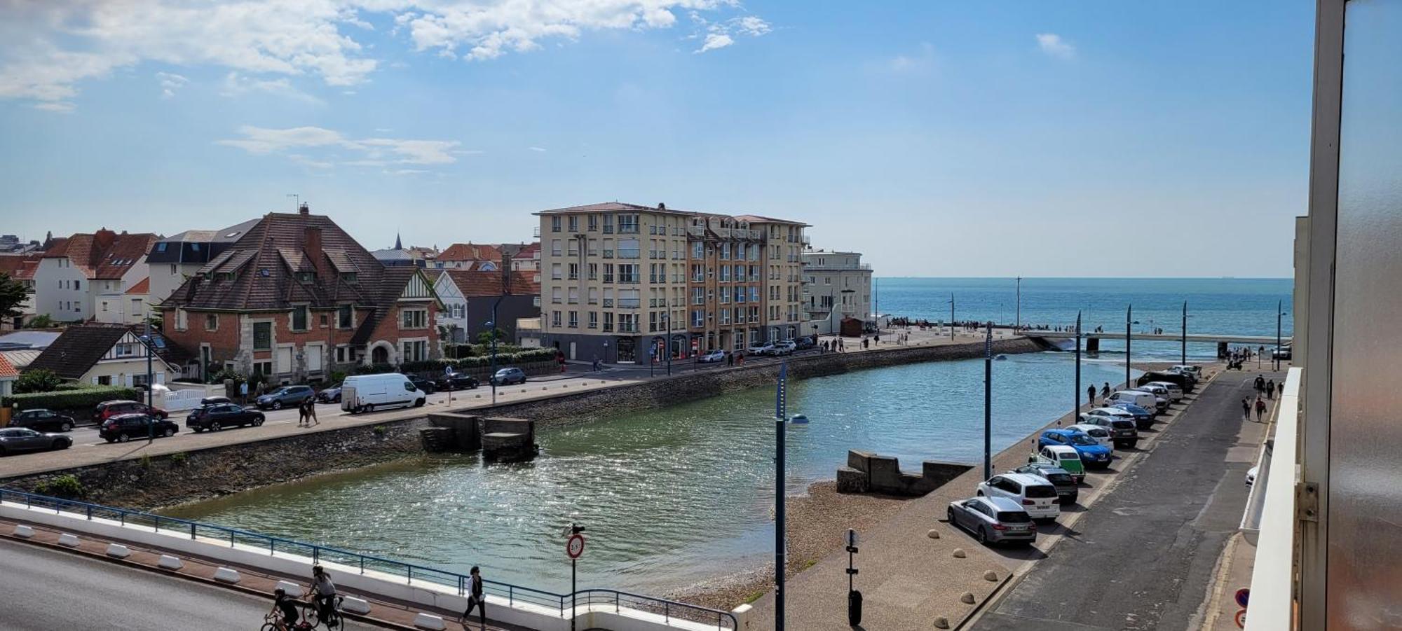 Une Jolie Vue - Appt 2 Pieces Vue Mer Balcon Sud Wimereux Exteriör bild